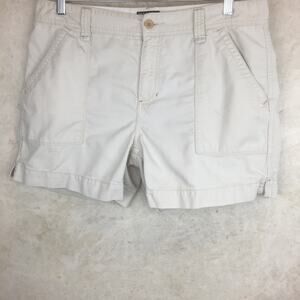 Polo Jeans Co. Ralph Lauren Cream Safari Style Shorts  Women's Size 12